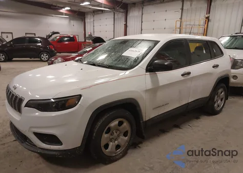 2019 Jeep Cherokee Sport from USA, damaged, VIN 1C4PJLAB8KD132836